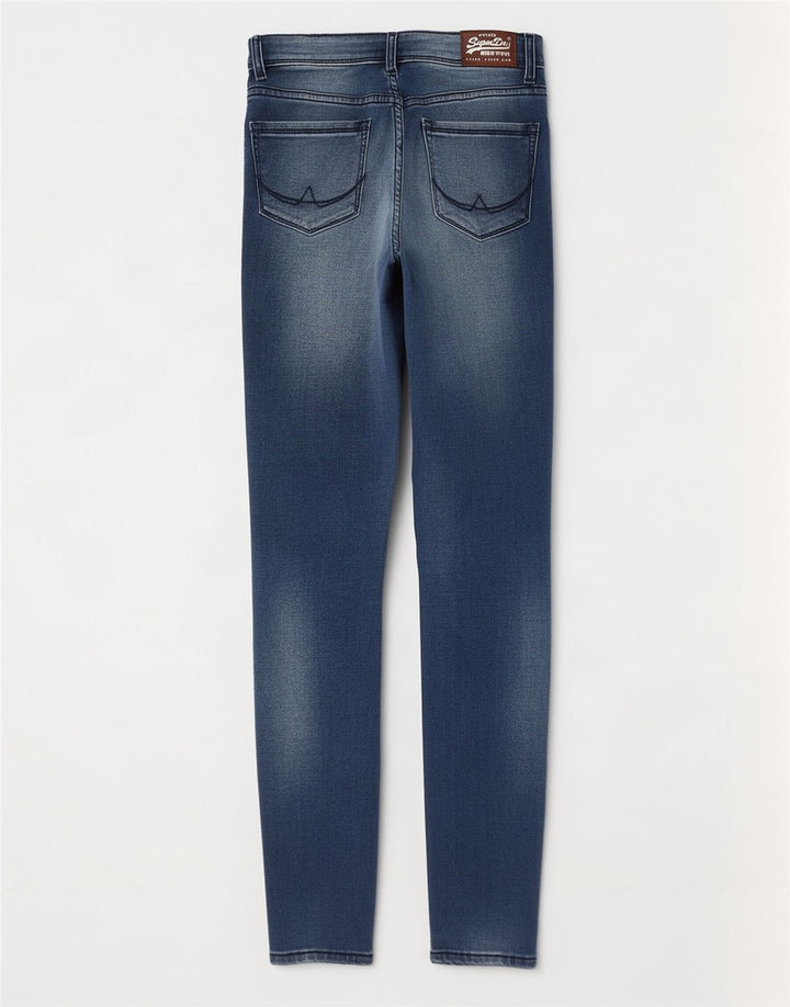 Superdry Womens Alexia Jegging Jeans W27 L32 Blue Cotton