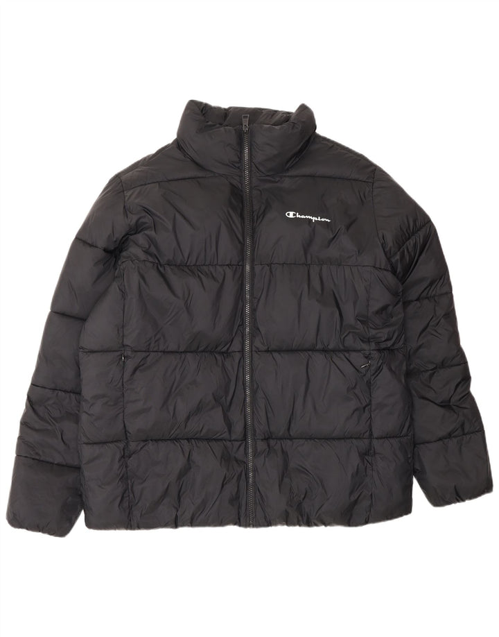 Giacca imbottita da uomo Champion UK 40 Large nera in poliammide