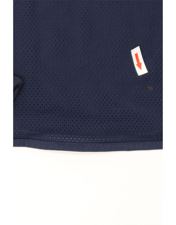 Tricou pentru bărbați Nike Cor72z Graphic Top cu mânecă lungă, poliester bleumarin mic