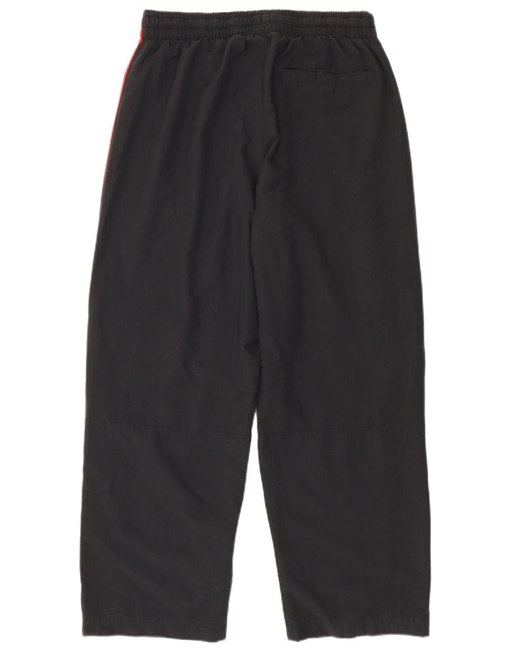 Nike Mens Tracksuit Trousers Large  Black Colourblock Polyester
