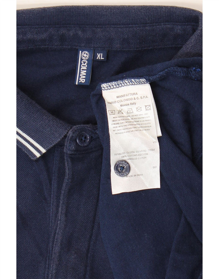 Colmar herre poloshirt XL marineblå bomuld