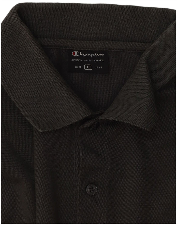 Champion Herre Polo Shirt Large Khaki