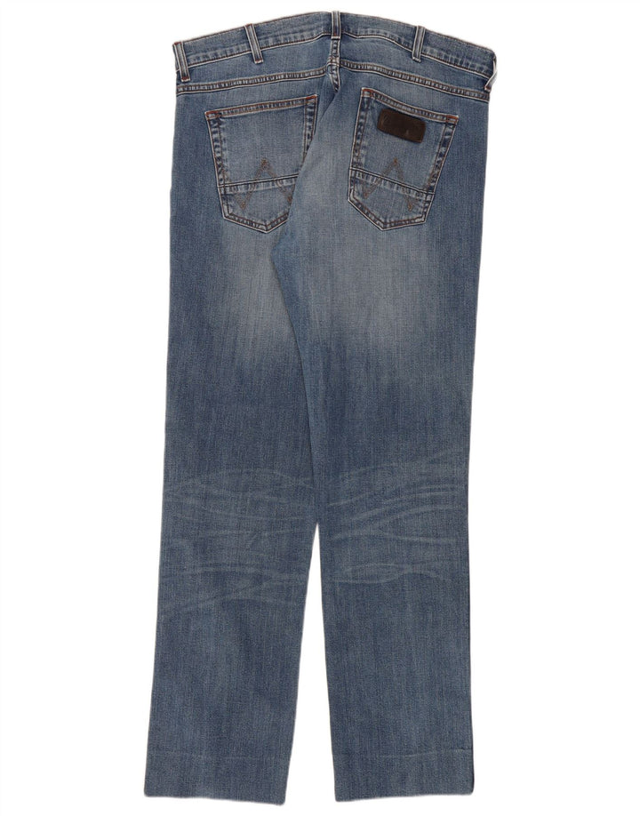 Wrangler Mens Straight Jeans W38 L32 Blue