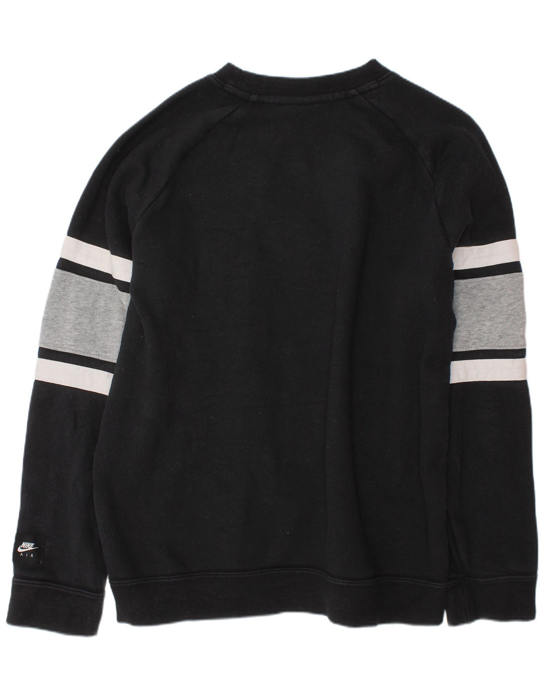 Nike Boys Graphic Sweatshirt Jumper 12-13 Years Large Black Colourblock