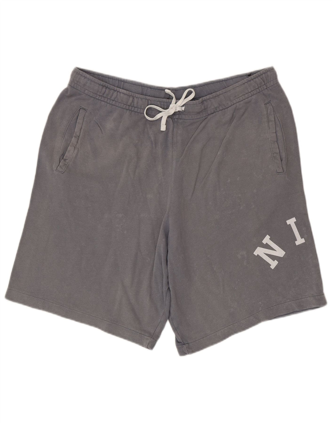 Nike Mens Graphic Sport Shorts XL Grey Cotton