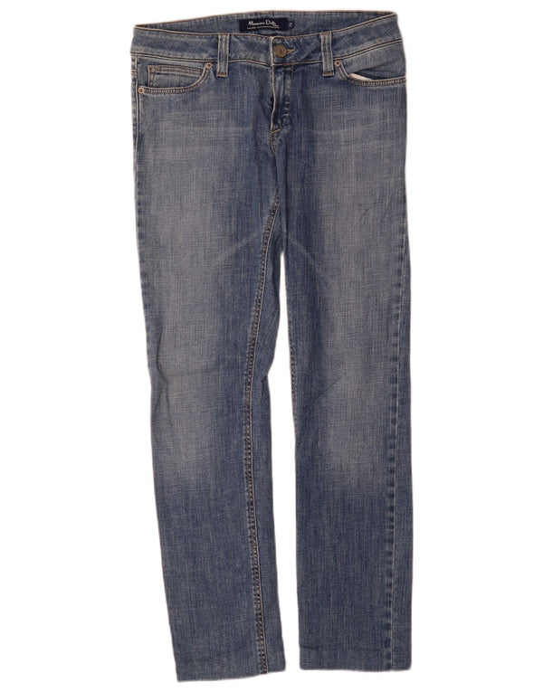 Massimo Dutti Dame Slim Jeans W28 L30 Blå