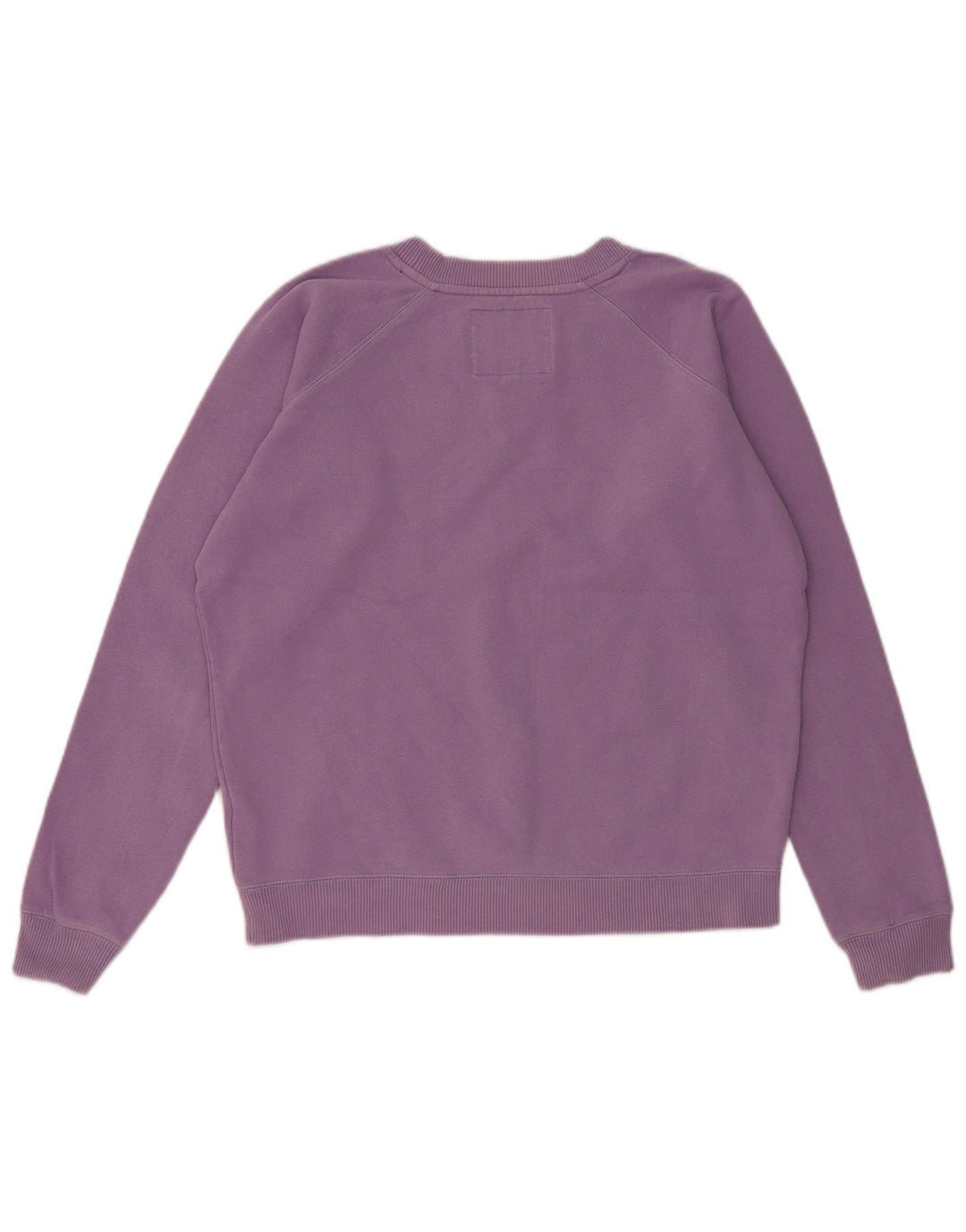 JACK WILLS Womens Crop Oversized Sweatshirt Jumper UK 8 Small Purple