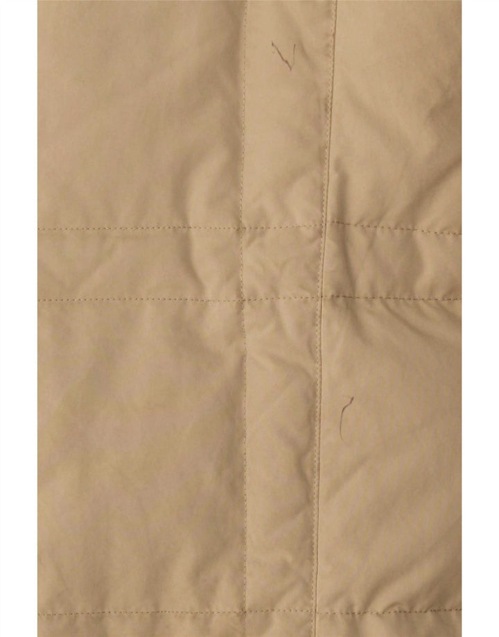 Trussardi Mens Padded Jacket UK 38 Medium Beige Polyamide