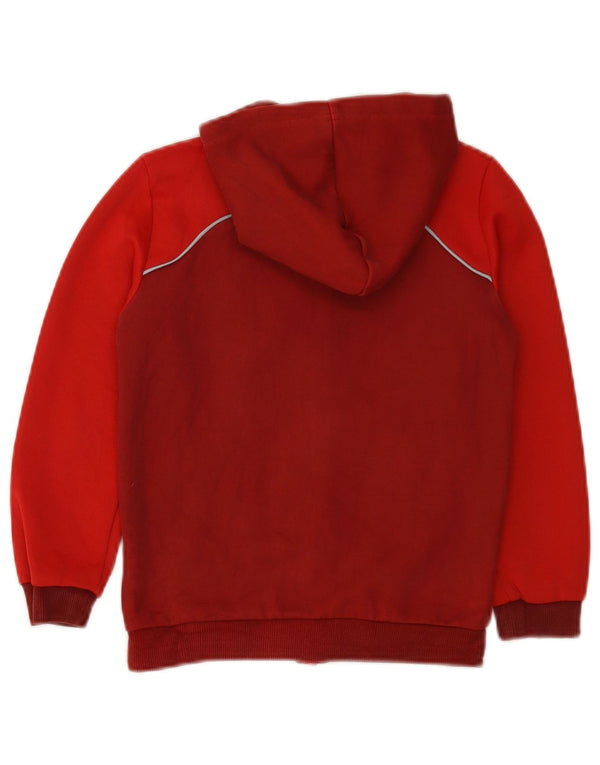 Felpa con cappuccio e zip Puma da ragazzo Ferrari 7-8 anni Poliestere color block rosso