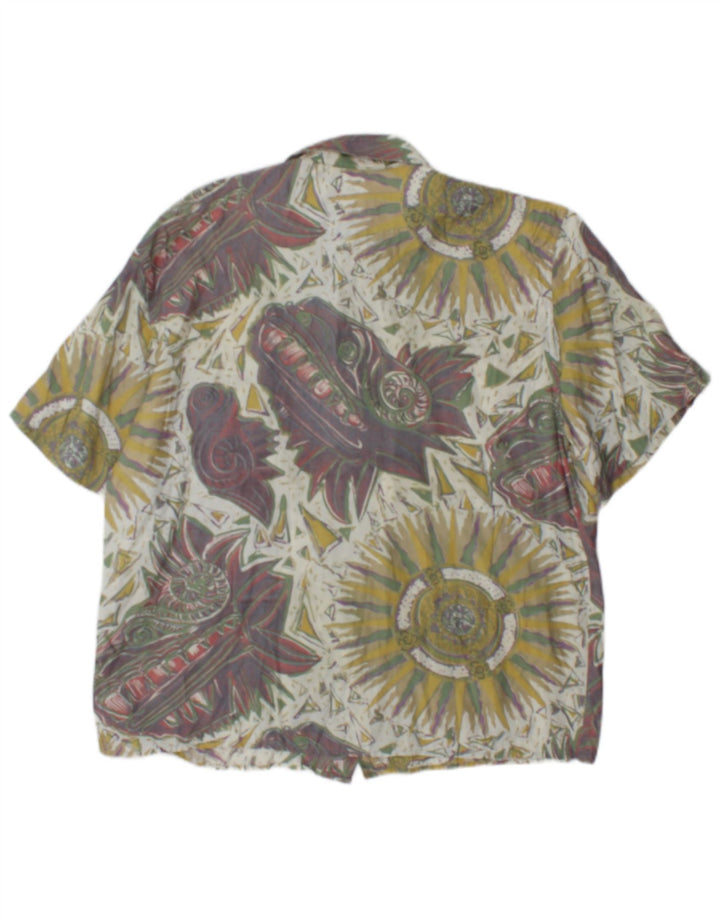 Piazza Duomo Mens Abstract Pattern Shirt Size 42 Large Multicoloured