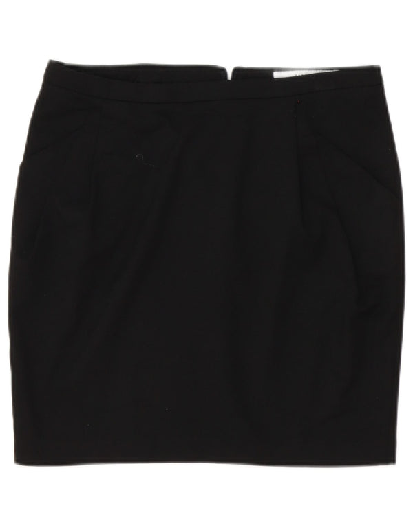 Zara Γυναικεία Pencil Φούστα Medium W28 Μαύρη
