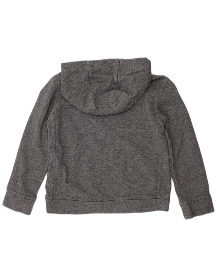 NIKE Boys Hoodie Jumper 4-5 Years Small  Grey Cotton