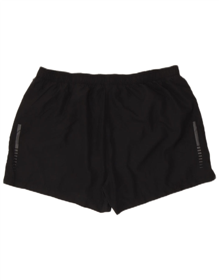 ASICS Mens Sport Shorts 2XL Black Polyester
