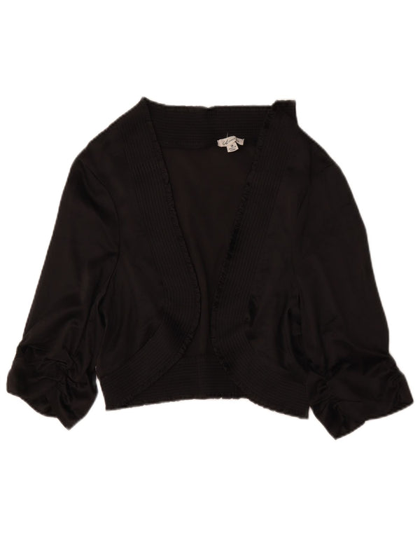 Marks & Spencer Womens Autograph Short Sleeve Bolero Top UK 18 XL Black