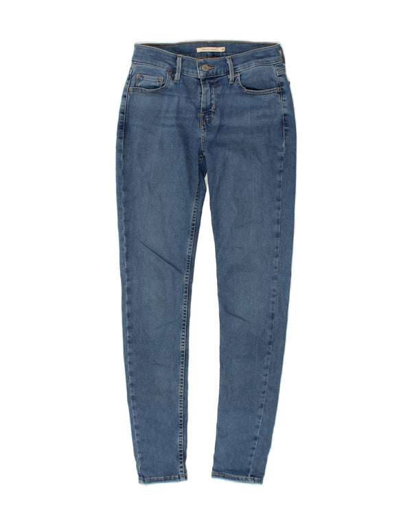 LEVI'S Womens 710 Super Skinny Jeans W26 L30  Blue Cotton