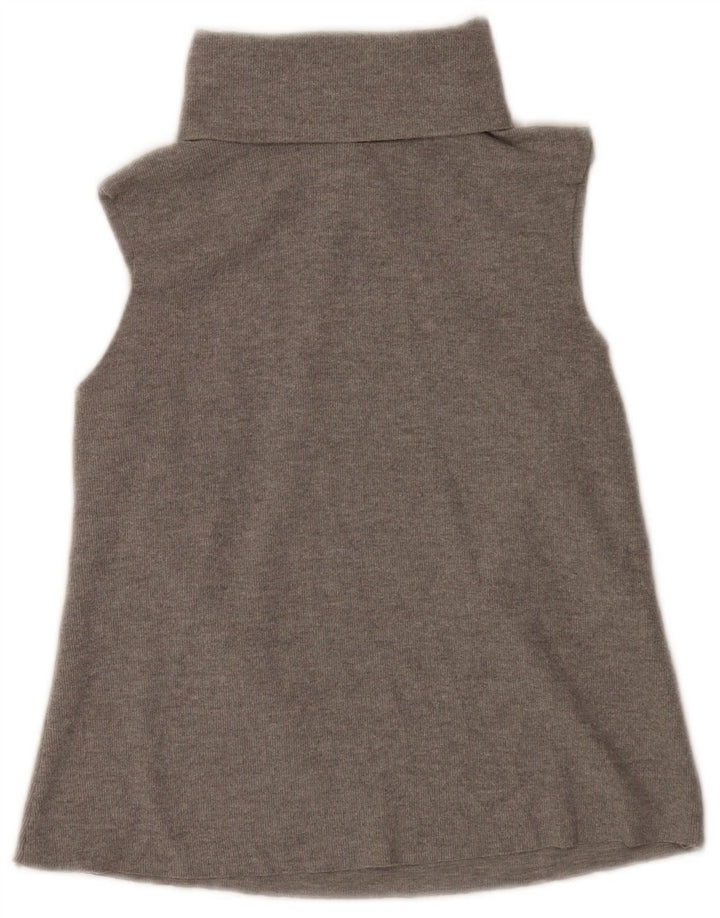 Zara Damevest Top UK 10 Lille Grå Polyester