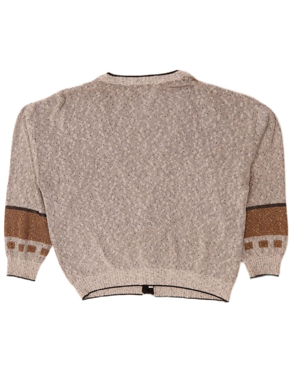 Maria Jose Pull Cardigan Homme XL Gris Colorblock