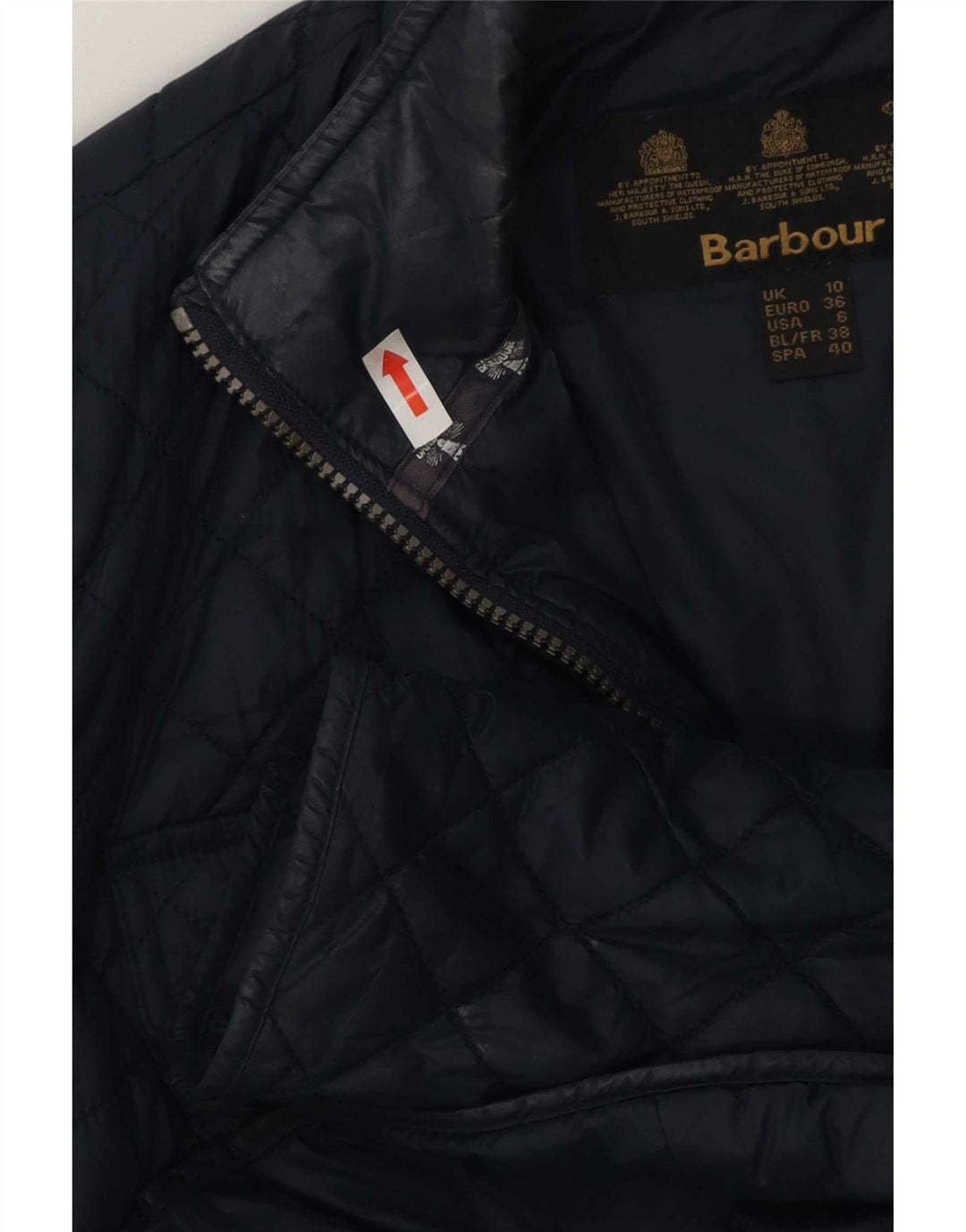 Женская стеганая куртка Barbour UK 10, маленькая, темно-синяя