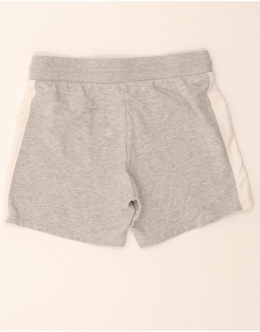 JACK & JONES Womens Sport Shorts Small  Grey Colourblock Cotton Vintage Jack & Jones and Second-Hand Jack & Jones from Messina Hembry 