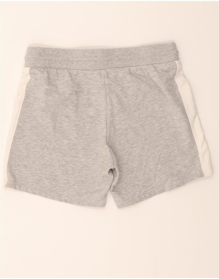 JACK & JONES Womens Sport Shorts Small  Grey Colourblock Cotton Vintage Jack & Jones and Second-Hand Jack & Jones from Messina Hembry 