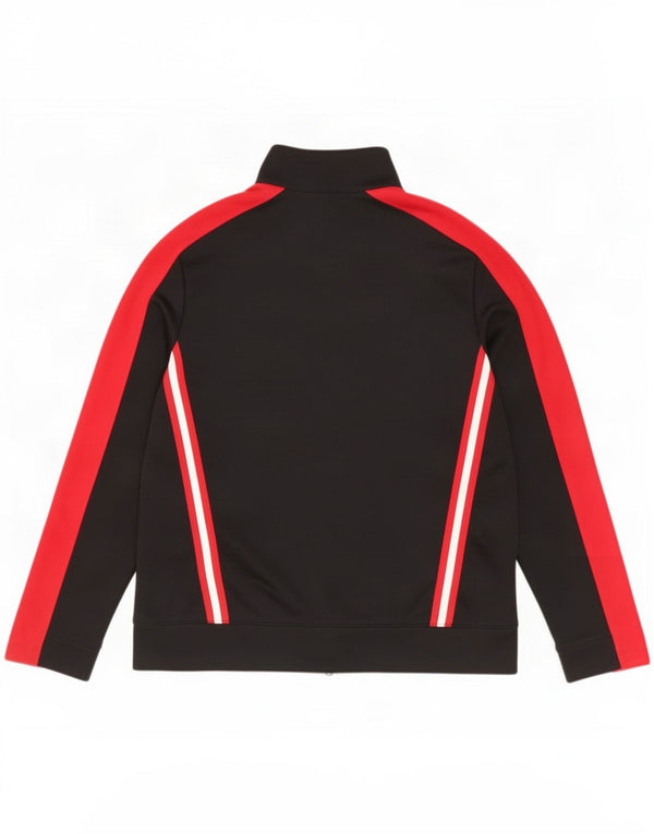 Giacca da tuta da uomo Jordan Large in poliestere color block nero