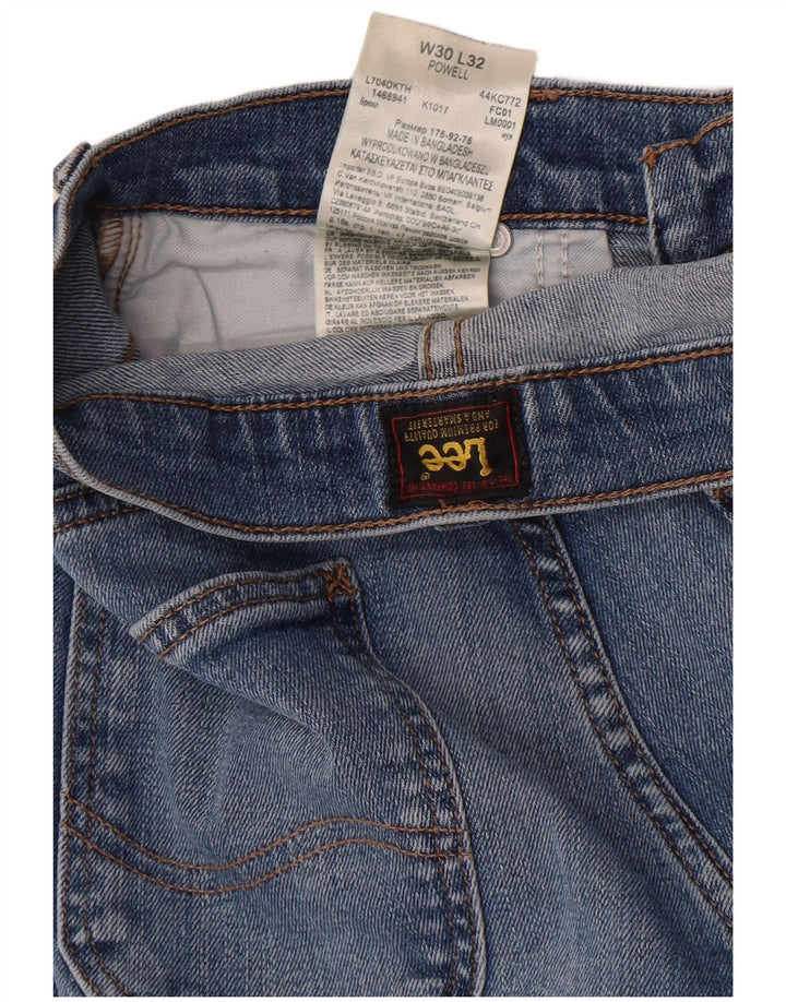 Lee Mens Powell Slim Jeans W30 L32 Blå Bomuld