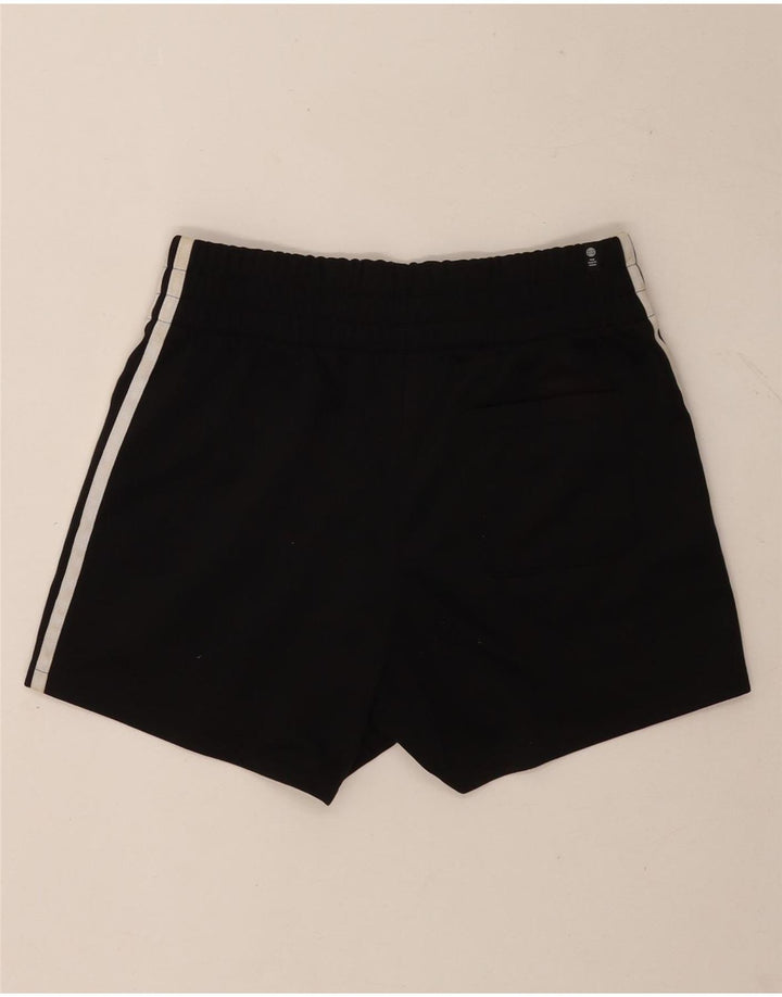 Adidas Damen Sportshorts UK 8 Small Schwarz Polyester