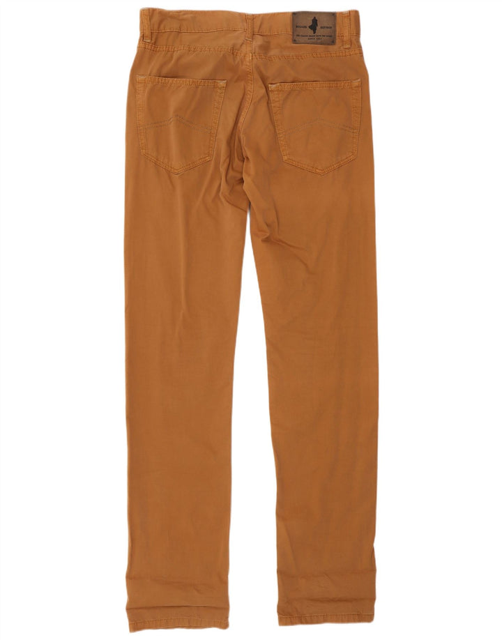 Marlboro Classics Mens Regular Straight Casual Trousers W30 L34 Brown
