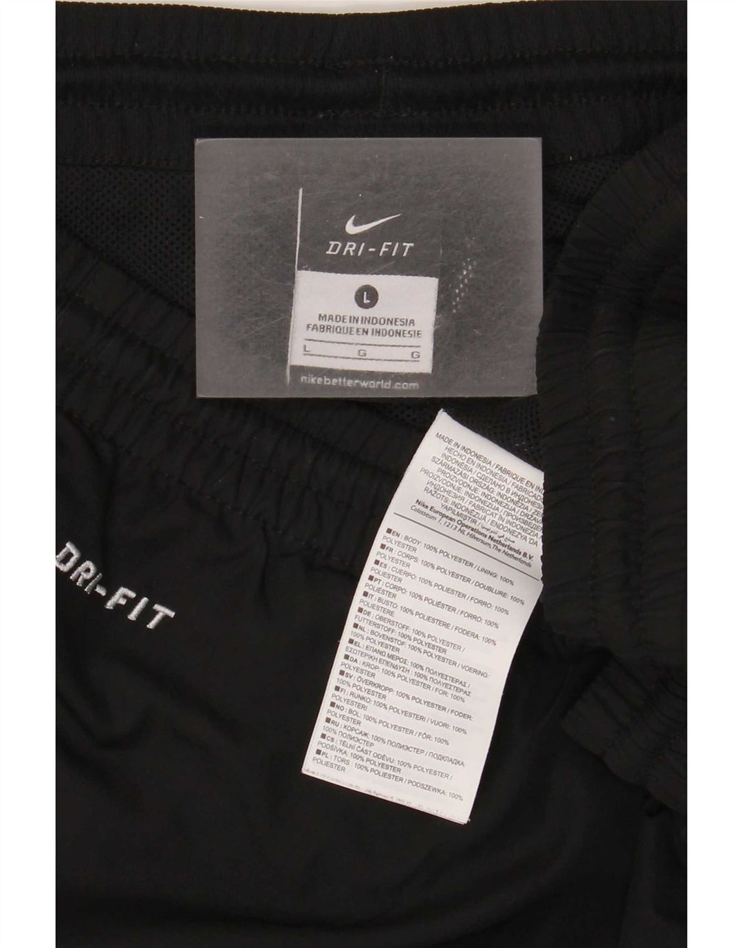 Pantalon de survêtement Nike Dri Fit pour hommes, grand, noir, polyester