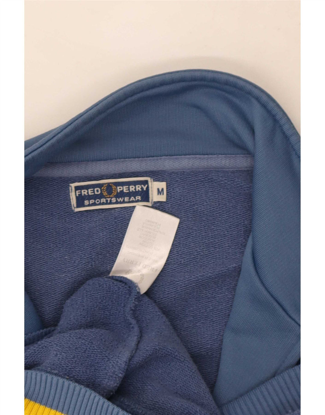 Fred Perry Herre træningsdragt Topjakke Medium Blue Colourblock Bomuld