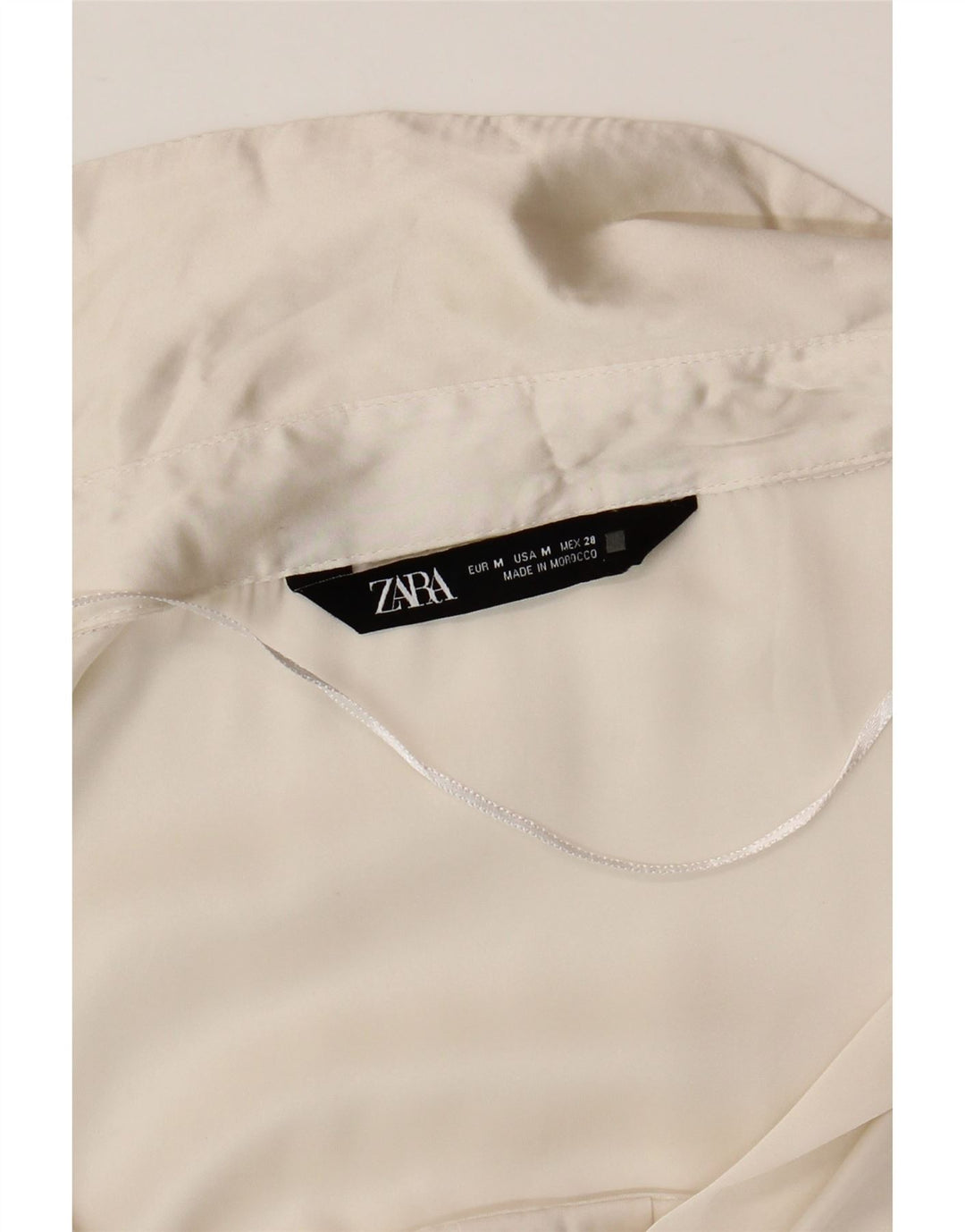 Zara Womens Oversized Shirt Blouse UK 14 Medium White