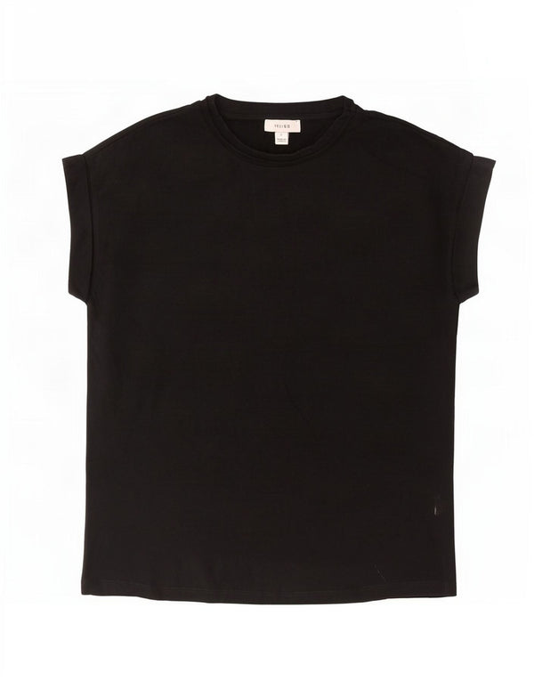 Reiss Mens T-Shirt Top Small Black Cotton