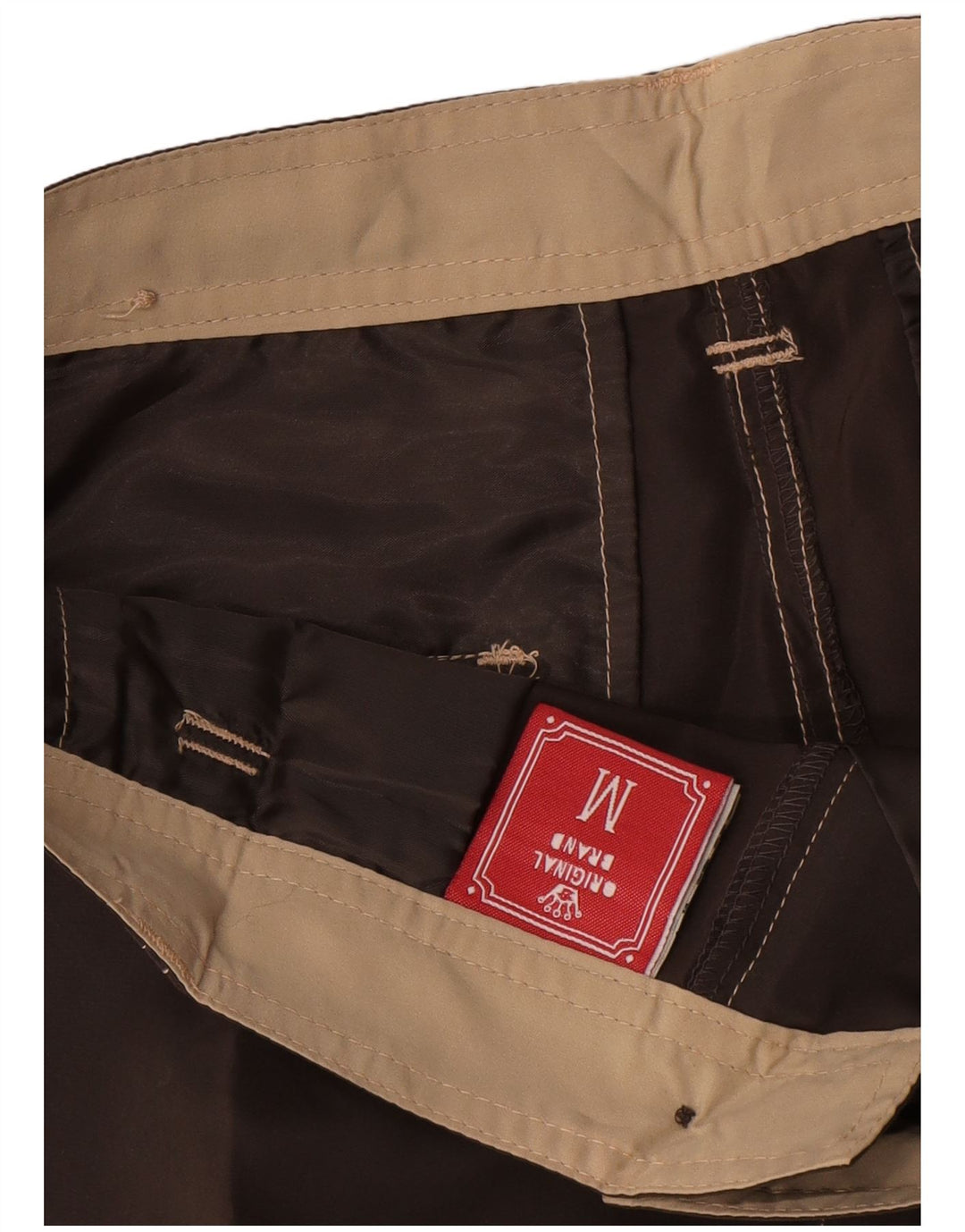 Vintage Mens Cargo Shorts Medium W30  Black Polyester