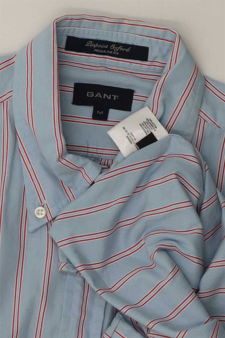 GANT Mens Pinpoint Oxford Regular Fit Shirt Medium Blue Striped