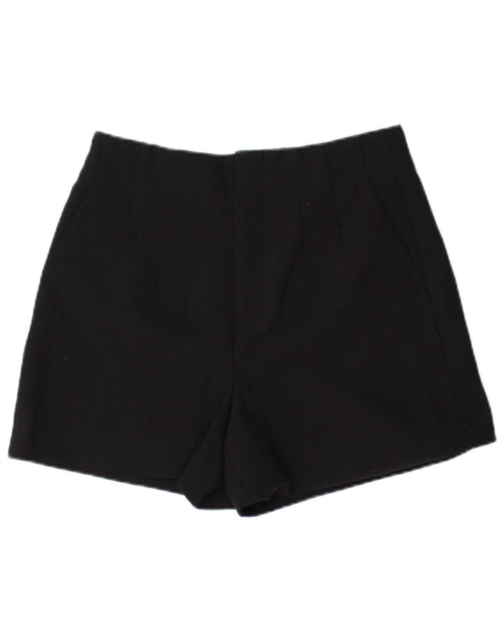 Zara Womens Chino Shorts Medium W28 Black Polyester