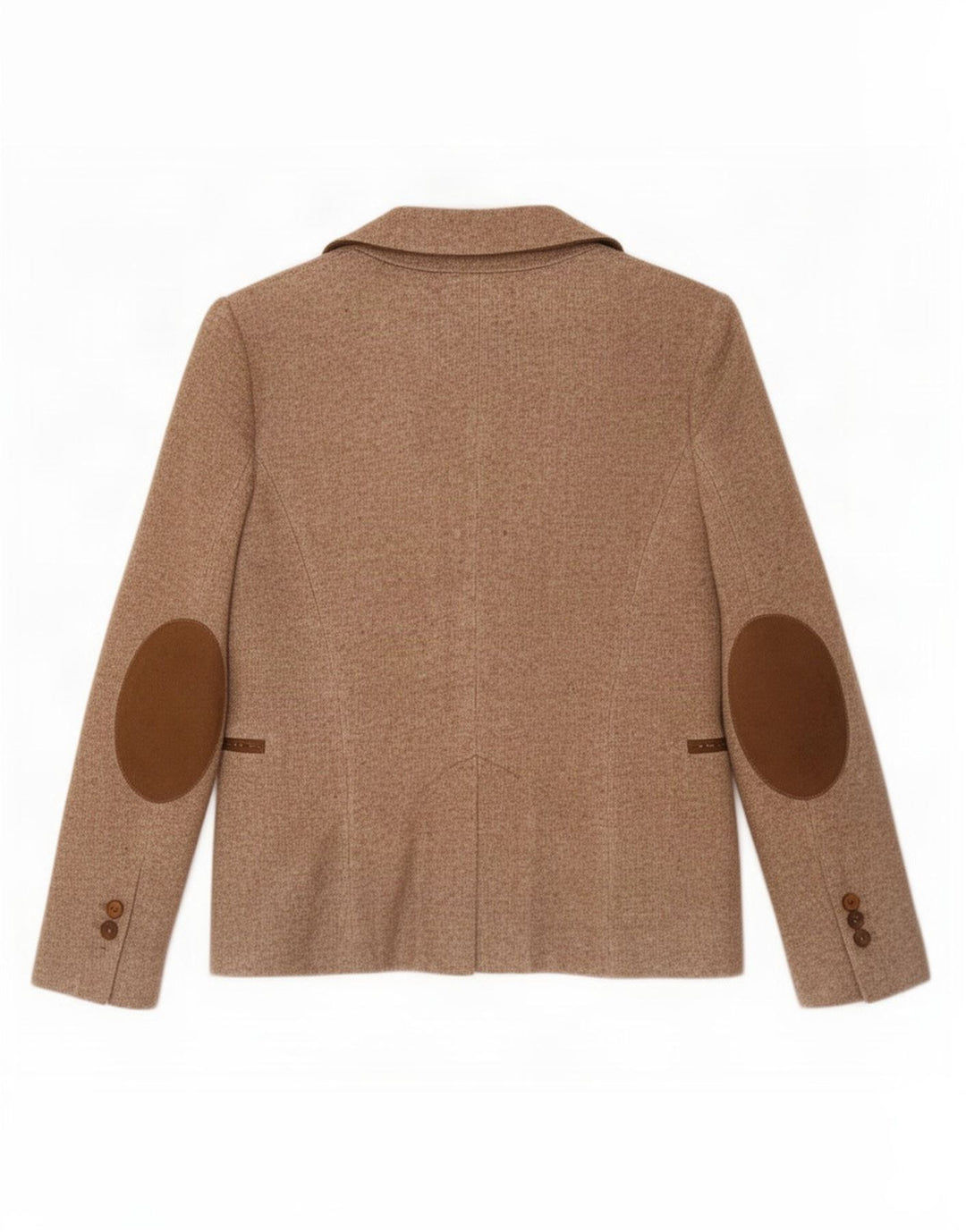 Zara γυναικείο σακάκι 1 κουμπιού blazer UK 10 Small Brown Flecked Acetate