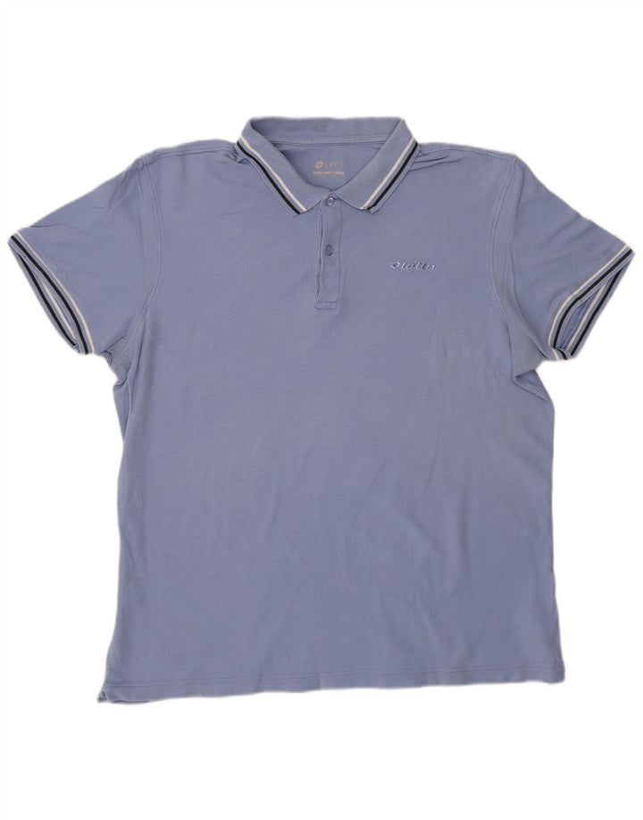 Camisa polo masculina LOTTO 2XL algodão roxo