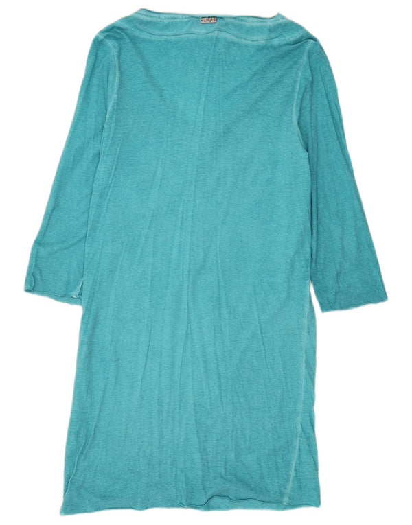 Abito t-shirt da donna con maniche a 3/4 Diesel UK 12 Medio Turchese