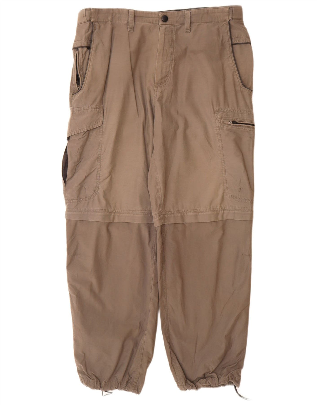 Marks & Spencer Mens Joggers Cargo Trousers W34 L29 Grey Cotton