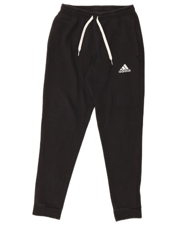 Adidas Mens Tracksuit Trousers Joggers Small Black Cotton