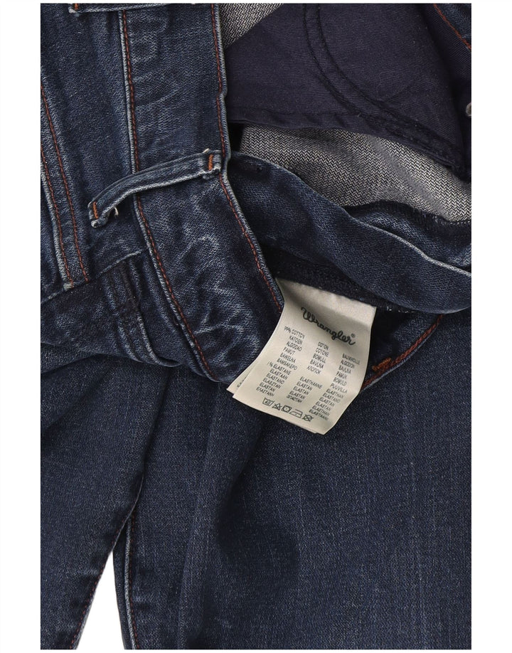 Wrangler Mens Straight Jeans W34 L32 Blue Cotton