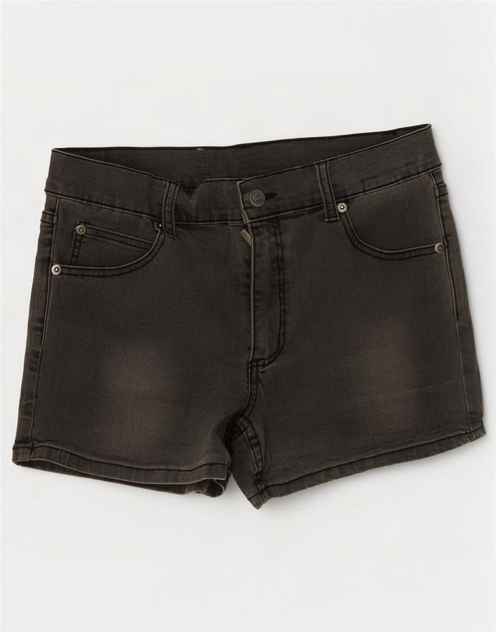 Pantaloncini di jeans da donna economici Monday W30 cotone grigio medio