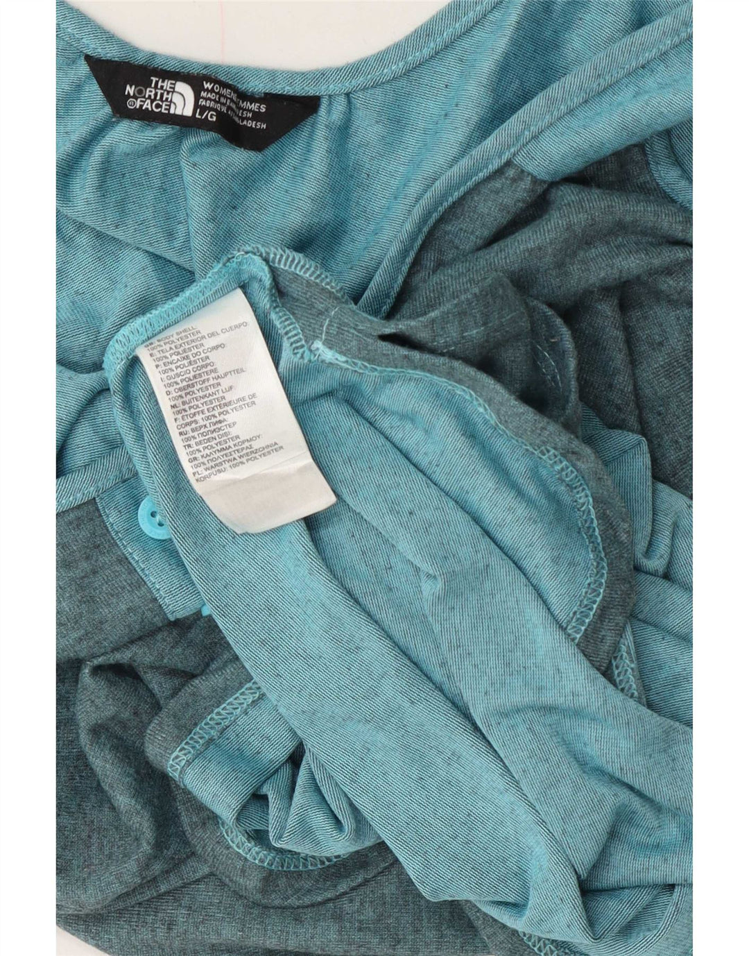 The North Face Womens Vest Top UK 14 Large Blue Polyester