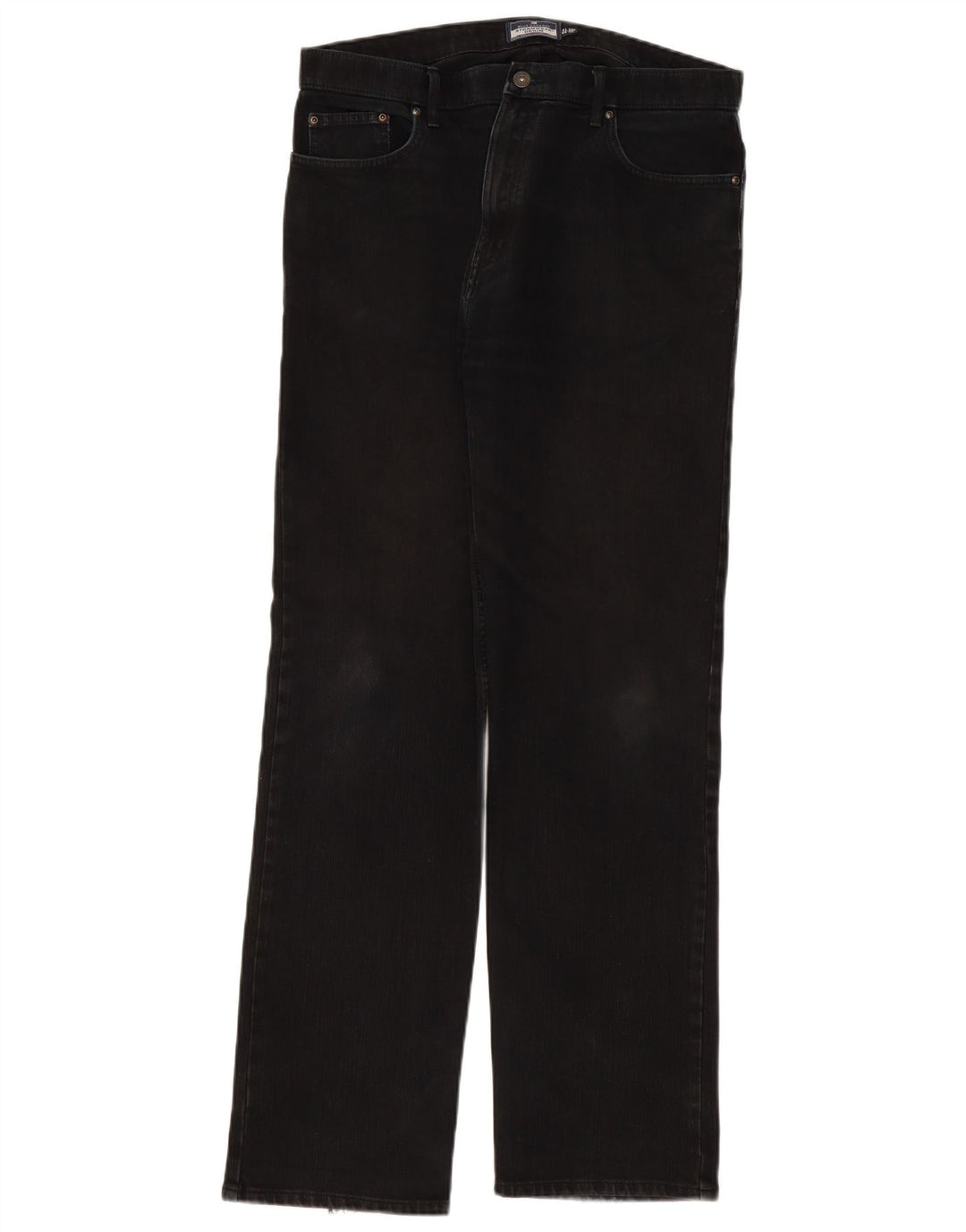 Marks & Spencer Mens Blue Harbour Straight Jeans W36 L33 Black Cotton