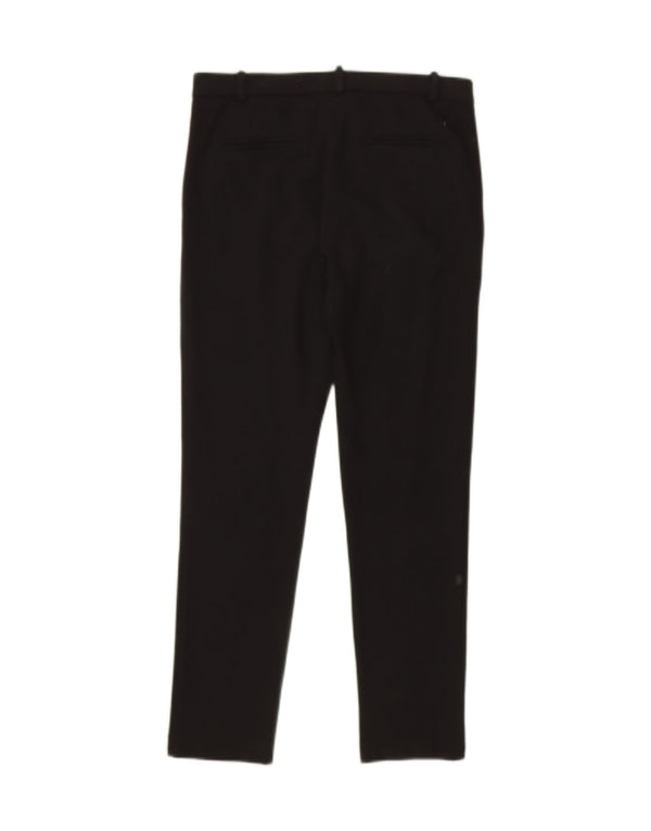 PINKO Womens Slim Chino Trousers UK 8 Small W30 L27 Black Viscose