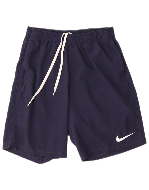 Nike Mens Dri Fit Sport Shorts Medium Navy Blue Polyester