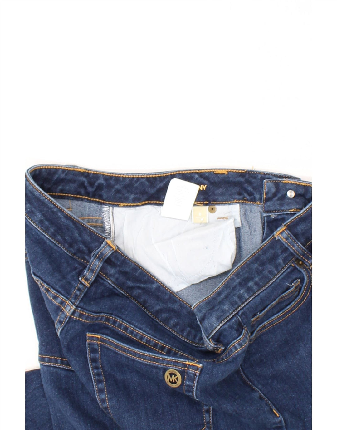 MICHAEL KORS Womens Slim Jeans US 8 Medium W30 L29 Blue Cotton Vintage Michael Kors and Second-Hand Michael Kors from Messina Hembry 