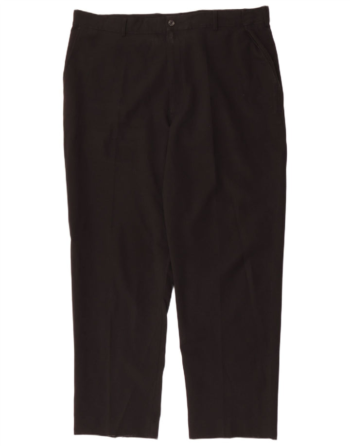 Pantaloni chino affusolati da uomo FARAH W42 L31 poliestere nero