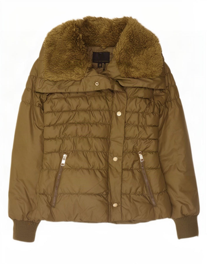 Buffalo Γυναικείο μπουφάν με επένδυση UK 12 Medium Khaki Polyester
