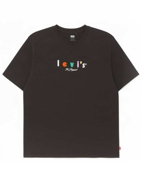 Levi's Tee-Shirt Graphic Homme Noir Moyen Coton